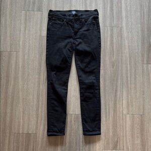 J.Crew Women's Black Jeans 8 inch mid rise skinny size 27